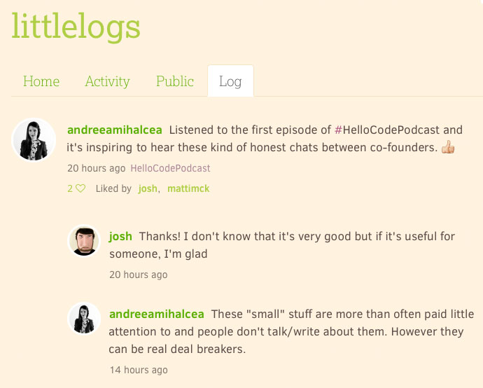 Listened to the first episode of #HelloCodePodcast and it’s inspiring to hear these kind of honest chats between co-founders. These “small” stuff are more than often paid little attention to and people don’t talk/write about them. However they can be real deal breakers.