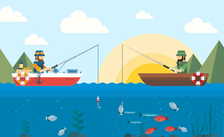 Growing an email list is a lot like fishing