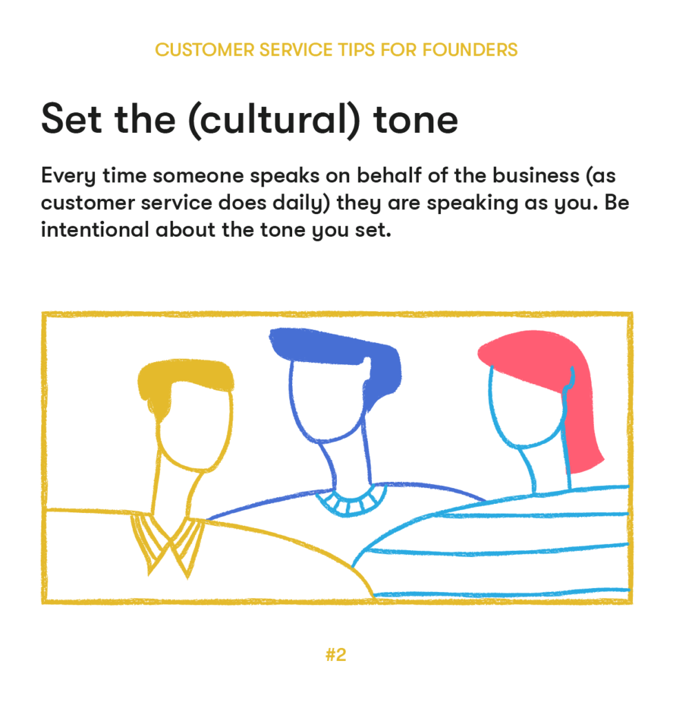 customer service tips 2 set the cultural tone