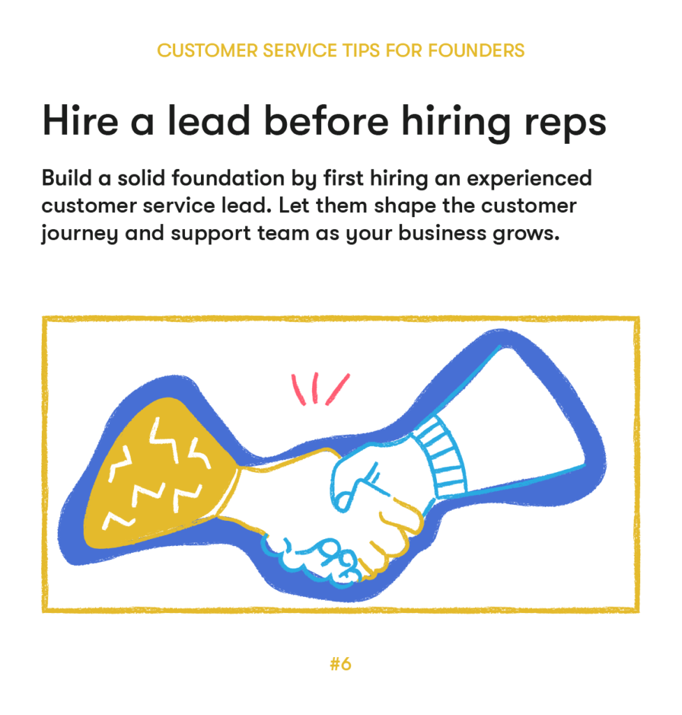 customer service tips 6 hire a lead before hiring reps