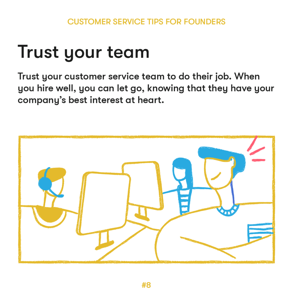 customer service tips 8 trust your team