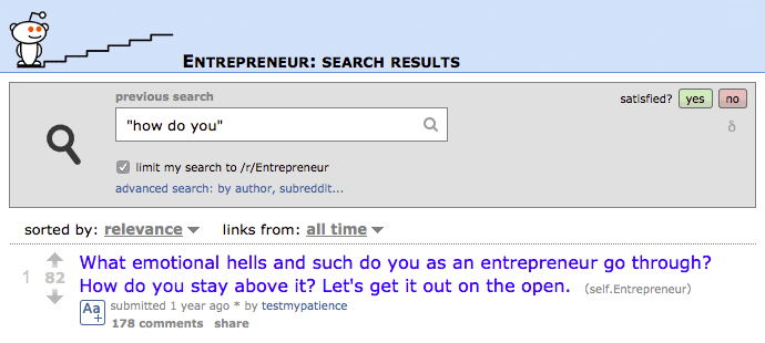 Blog post ideas: Hacking reddit search results