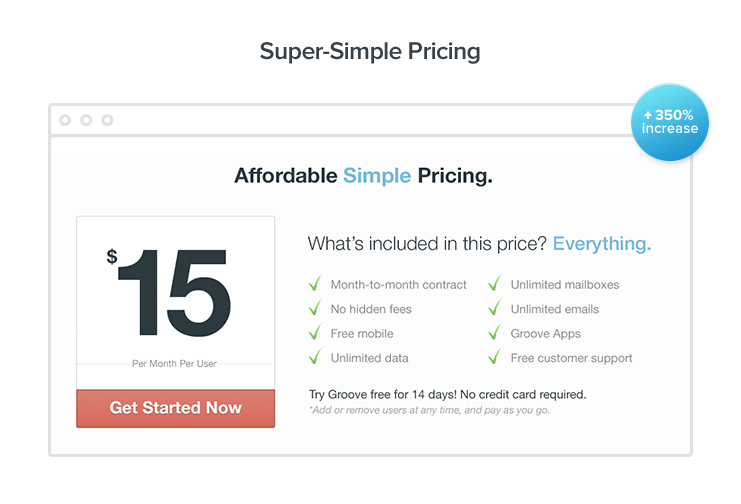 super simple pricing